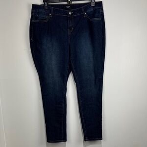 Torrid Dark Indigo Skinny Jeans. Size 18S
